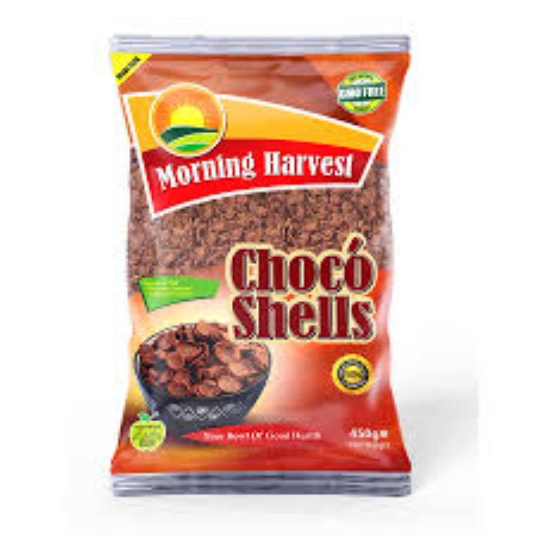 MORNING HARVEST CHOCO SHELL 450G BOX